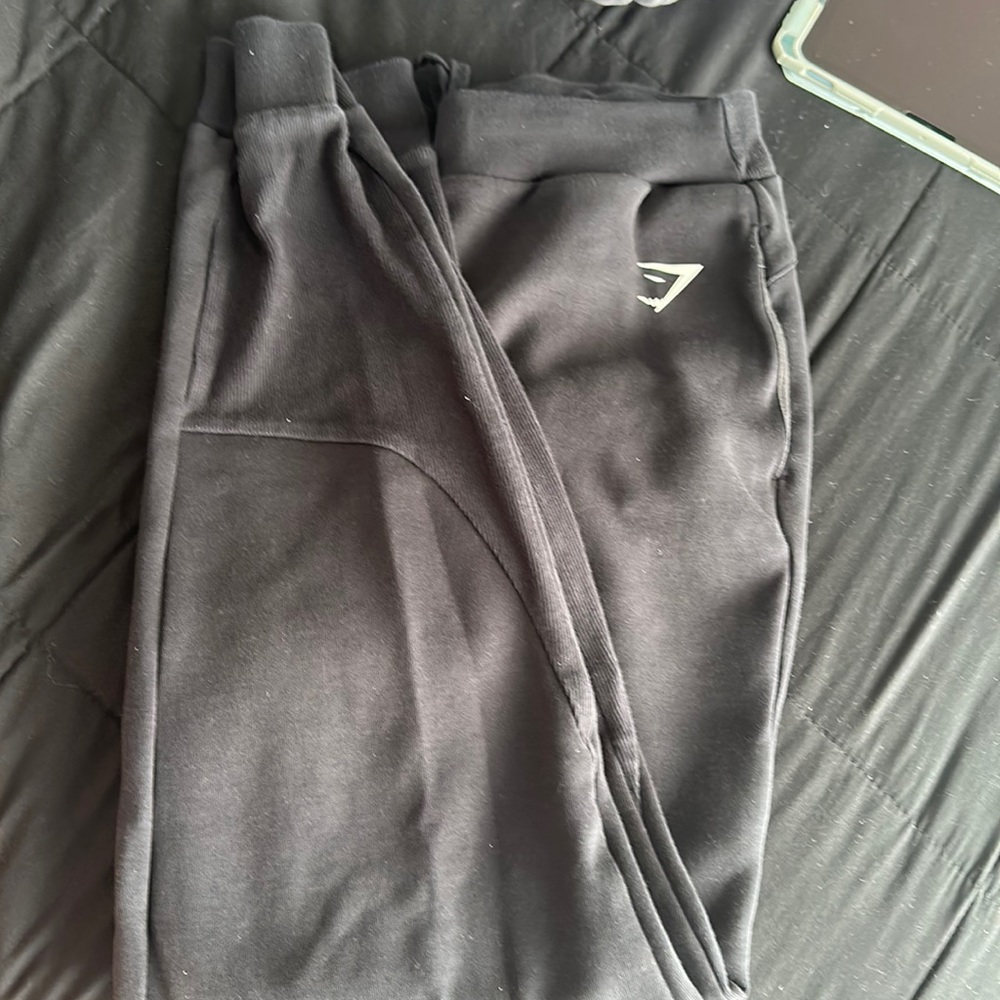 Black joggers gymshark